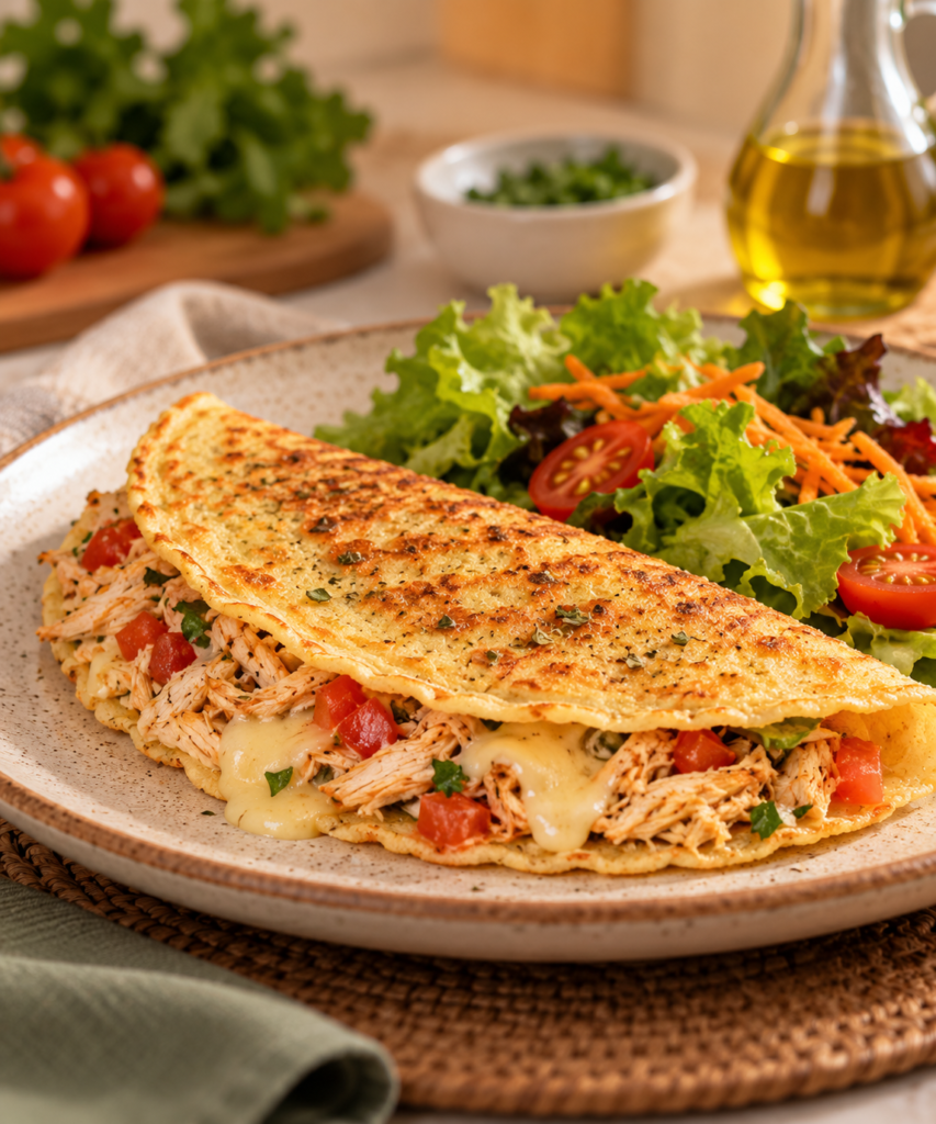 Crepioca de frango